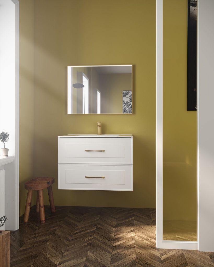 Brie 80 blanco mate Lagos Encimera Extrafino Grifo dorado corto Foco Eric.jpg