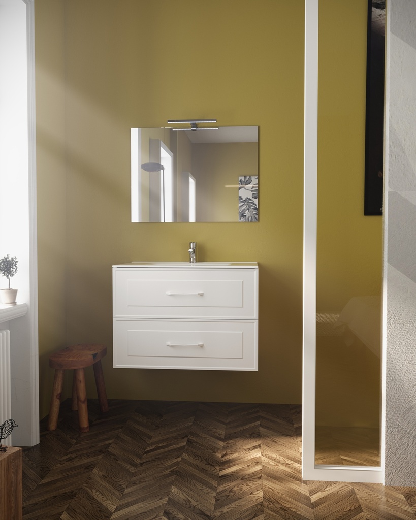 [761991080] Mueble Brie (80, Blanco mate, Blanco)